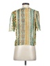 Fire Los Angeles 100% Polyester Green Short Sleeve Blouse Size XS - photo 2
