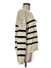 Evereve 100% Cotton Stripes Ivory Pullover Sweater Size M - photo 4