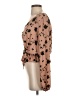 Sienna Sky Brown Long Sleeve Blouse Size S - photo 5
