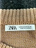 Zara Color Block Tan Pullover Sweater Size M - photo 7