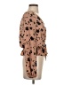 Sienna Sky Brown Long Sleeve Blouse Size S - photo 4