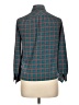 Unbranded Tweed Teal Long Sleeve Button-Down Shirt Size L - photo 2