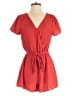 Bebop 100% Polyester Solid Red Romper Size M - photo 1