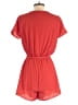 Bebop 100% Polyester Solid Red Romper Size M - photo 2