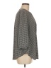 Torrid 100% Polyester Houndstooth Black 3/4 Sleeve Blouse Size Med Plus (00) - photo 4