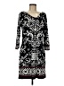 Unbranded Paisley Black Casual Dress Size M (estimated) - photo 1