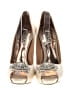 Badgley Mischka Ivory Tan Heels Size 7 1/2 - photo 2