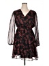 Unbranded 100% Polyester Floral Black Cocktail Dress Size XL - photo 1
