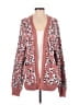 Indigo Thread Co. 100% Acrylic Pink Cardigan Size S - photo 1