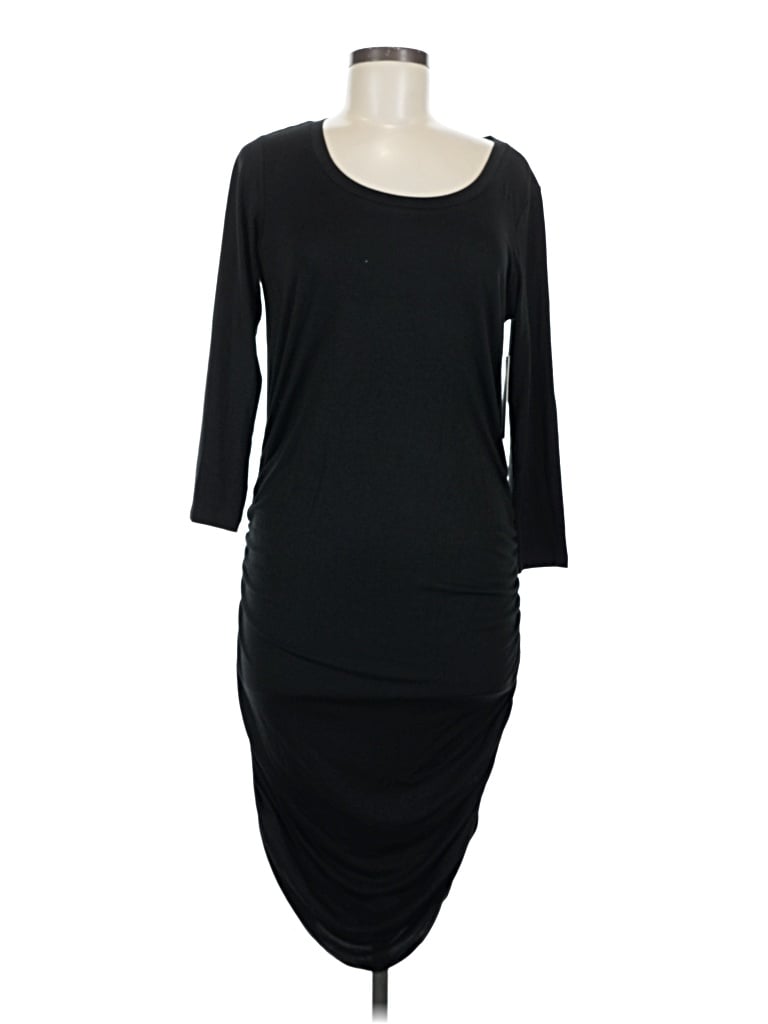 Pre-owned Assorted Brands Casual Dress In Black