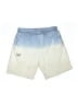 Zara 100% Cotton Graphic Blue Shorts Size 9 - photo 1