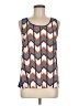 Pomelo 100% Polyester Blue Sleeveless Blouse Size M - photo 1