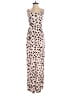 Kendall & Kylie 100% Polyester Animal Print Ivory Jumpsuit Size S - photo 1