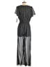 Want and Need 100% Polyester Polka Dots Gray Jumpsuit Size M - photo 2