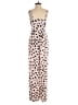 Kendall & Kylie 100% Polyester Animal Print Ivory Jumpsuit Size S - photo 2