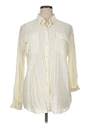 Lauren by Ralph Lauren Long Sleeve Button-Down Shirt (view 1)
