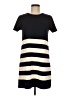 Zara Stripes Black Casual Dress Size M - photo 1