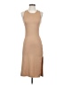 Olivia Rae Solid Tan Casual Dress Size S - photo 1