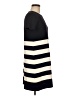 Zara Stripes Black Casual Dress Size M - photo 4