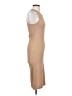 Olivia Rae Solid Tan Casual Dress Size S - photo 4