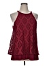 Shyanne 100% Polyester Burgundy Sleeveless Blouse Size XL - photo 1