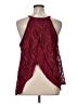 Shyanne 100% Polyester Burgundy Sleeveless Blouse Size XL - photo 2