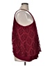 Shyanne 100% Polyester Burgundy Sleeveless Blouse Size XL - photo 4