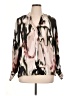 Jennifer Lopez 100% Polyester Ivory Long Sleeve Blouse Size XL - photo 1