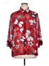Alfred Dunner 100% Polyester Floral Red 3/4 Sleeve Blouse Size 14 - photo 1