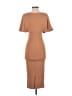 Missguided Solid Tan Cocktail Dress Size 4 - photo 2