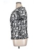 Croft & Barrow 100% Polyester Silver Short Sleeve Blouse Size XL - photo 5