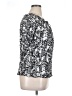 Croft & Barrow 100% Polyester Silver Short Sleeve Blouse Size XL - photo 4