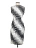 Nine West Graphic Silver Cocktail Dress Size 4 - photo 2