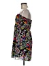 Op 100% Polyester Paisley Black Cocktail Dress Size M - photo 5