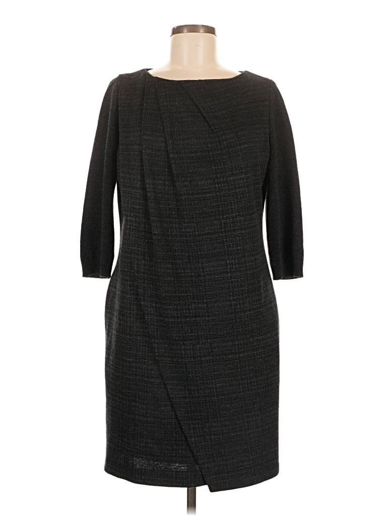Pre-owned Boss By Hugo Boss Cocktail Dress In Gray