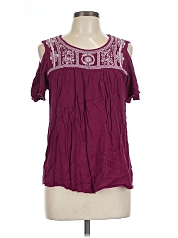 St. John's Bay Short Sleeve Blouse (view 1)