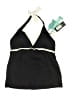 Pez D'or Barcelona 100% Polyamide Color Block Black Swimsuit Top Size L - photo 1