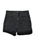 Wallflower Solid Black Denim Shorts Size XS (estimated) - photo 1