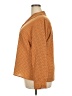 Covington 100% Polyester Houndstooth Orange Long Sleeve Blouse Size 20 - photo 5