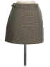 MNG Houndstooth Gray Brown Formal Skirt Size S - photo 1