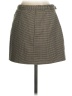 MNG Houndstooth Gray Brown Formal Skirt Size S - photo 2