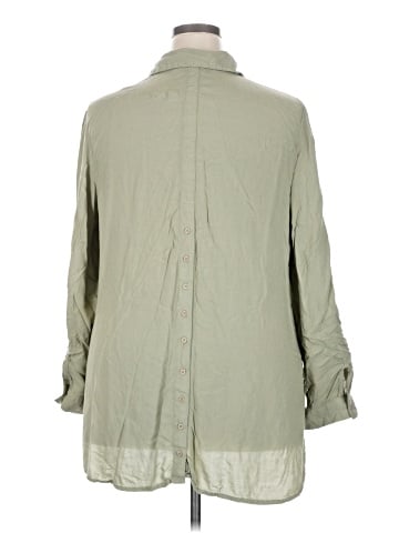 Cato 3/4 Sleeve Button-Down Shirt (view 2)
