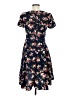 Forever 21 100% Polyester Floral Blue Casual Dress Size M - photo 2
