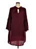 Old Navy 100% Polyester Burgundy 3/4 Sleeve Blouse Size L - photo 1