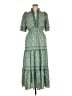 Max Studio Paisley Green Casual Dress Size XL - photo 1