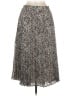 A New Day 100% Polyester Animal Print Silver Casual Skirt Size M - photo 1