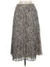 A New Day 100% Polyester Animal Print Silver Casual Skirt Size M - photo 2