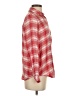 Zara Basic Plaid Red Long Sleeve Button-Down Shirt Size XS - photo 4