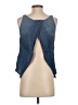 Jessica Simpson Blue Sleeveless Blouse Size XS - photo 2
