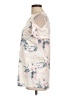 Unbranded Floral Ivory Short Sleeve T-Shirt Size L - photo 5